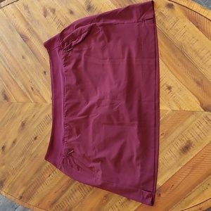 Athleta Burgundy Soho Skort Size 14